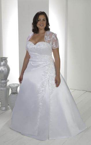 Plus size wedding dress